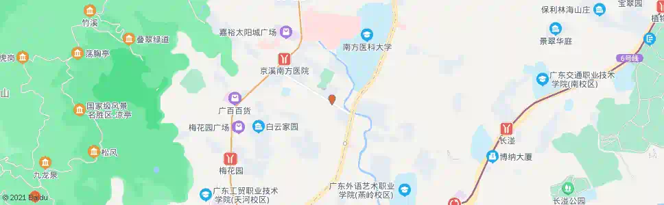 广州云景花园西门总站_公交站地图_广州公交_妙搜公交查询2025