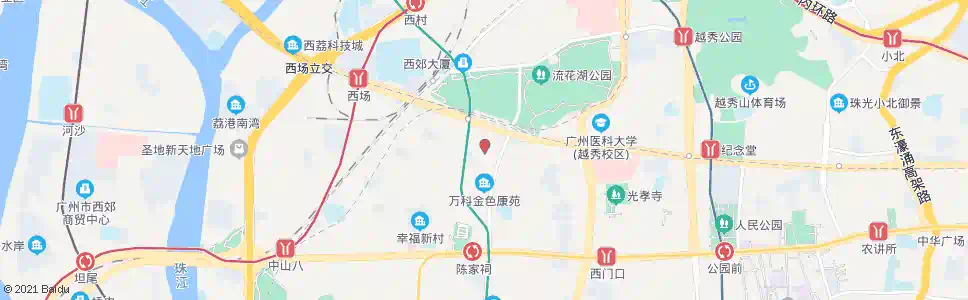 广州彩虹戏院_公交站地图_广州公交_妙搜公交查询2025