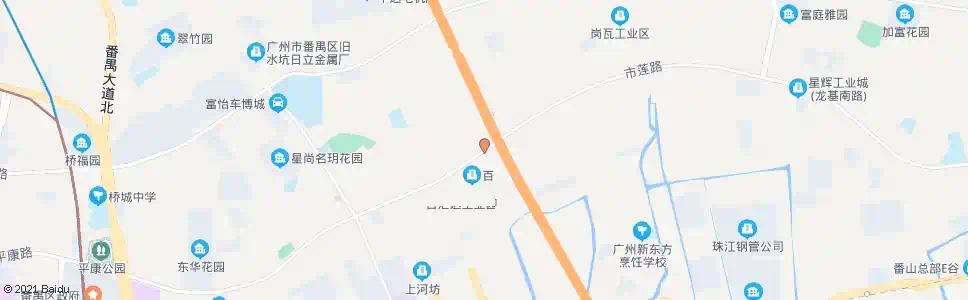 广州傍新路口_公交站地图_广州公交_妙搜公交查询2025