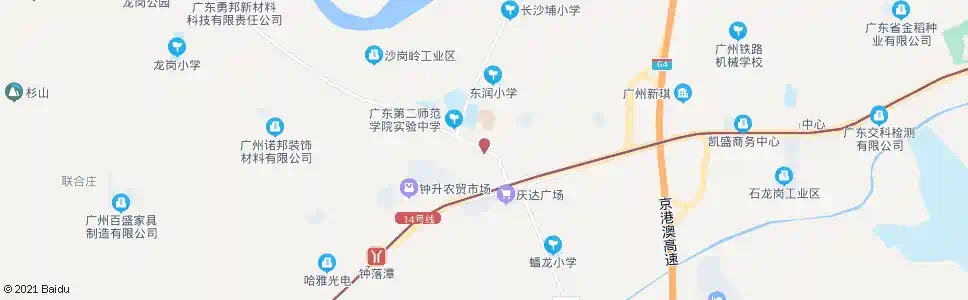 广州钟落潭医院_公交站地图_广州公交_妙搜公交查询2025