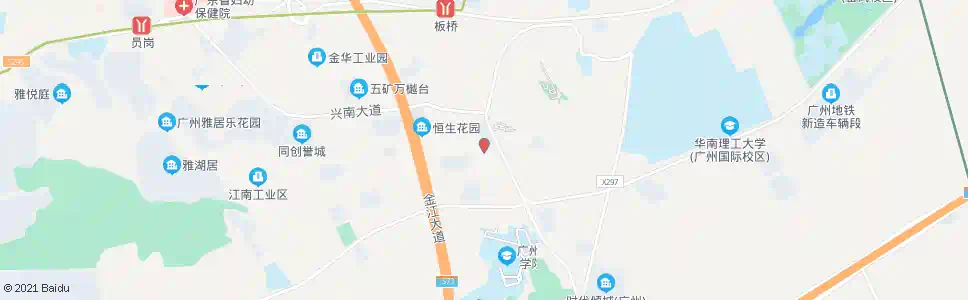 广州南村医院_公交站地图_广州公交_妙搜公交查询2025