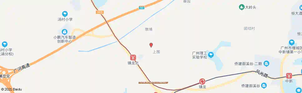 广州江新路(镇龙)_公交站地图_广州公交_妙搜公交查询2025