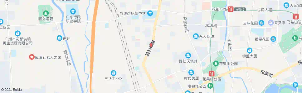 广州松园里_公交站地图_广州公交_妙搜公交查询2025