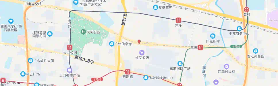 广州棠下村(BRT)_公交站地图_广州公交_妙搜公交查询2025