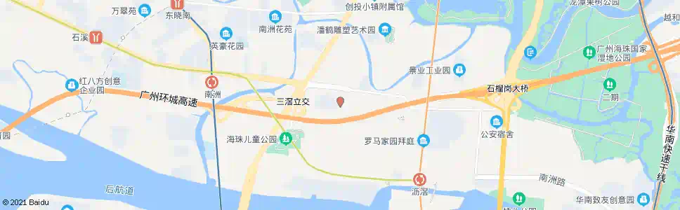 广州振海路_公交站地图_广州公交_妙搜公交查询2025