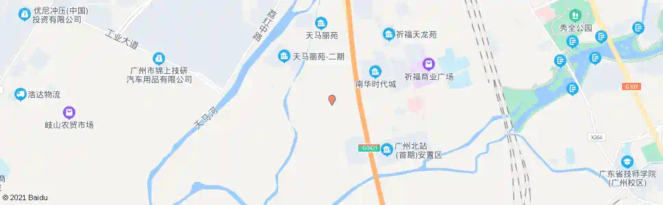 广州中陵社_公交站地图_广州公交_妙搜公交查询2025