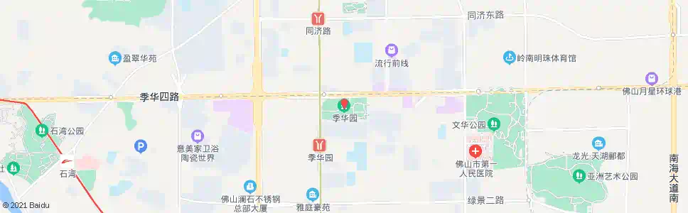 广州季华园站_公交站地图_广州公交_妙搜公交查询2025
