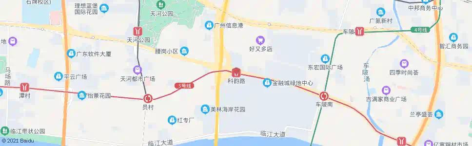 广州科韵路公交场_公交站地图_广州公交_妙搜公交查询2025