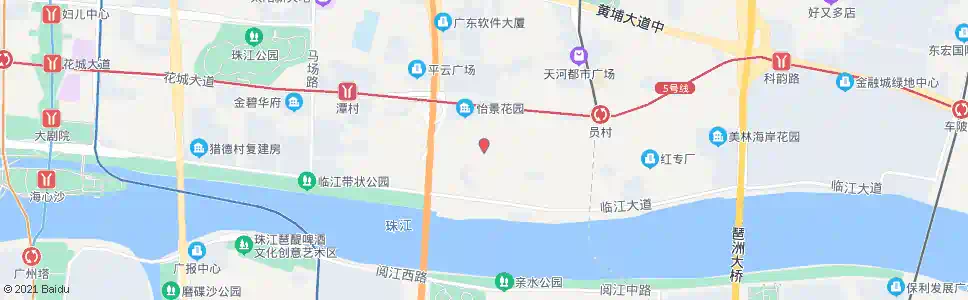 广州员村南街_公交站地图_广州公交_妙搜公交查询2025