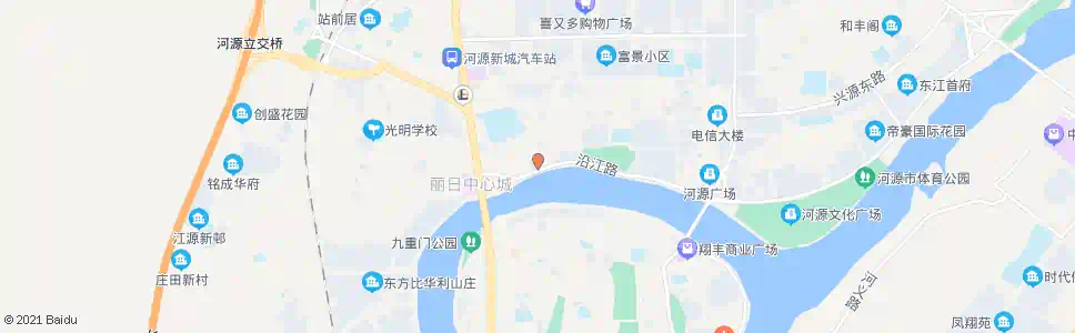 河源万联电脑城_公交站地图_河源公交_妙搜公交查询2025