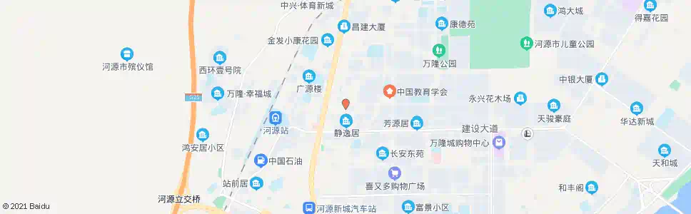 河源永福市场_公交站地图_河源公交_妙搜公交查询2025