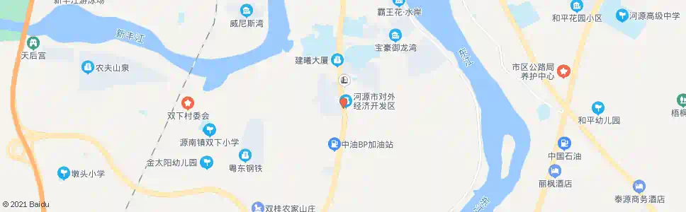 河源岩前开发区_公交站地图_河源公交_妙搜公交查询2025