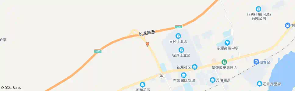 河源东源高速路口_公交站地图_河源公交_妙搜公交查询2025