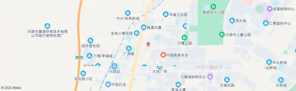 河源永和综合市场_公交站地图_河源公交_妙搜公交查询2025