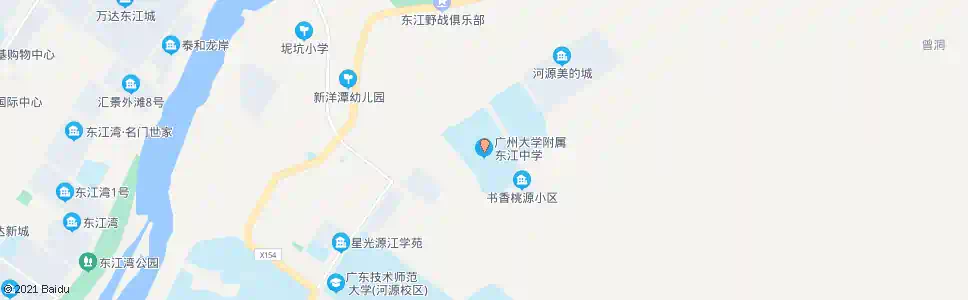 河源东江中学_公交站地图_河源公交_妙搜公交查询2025