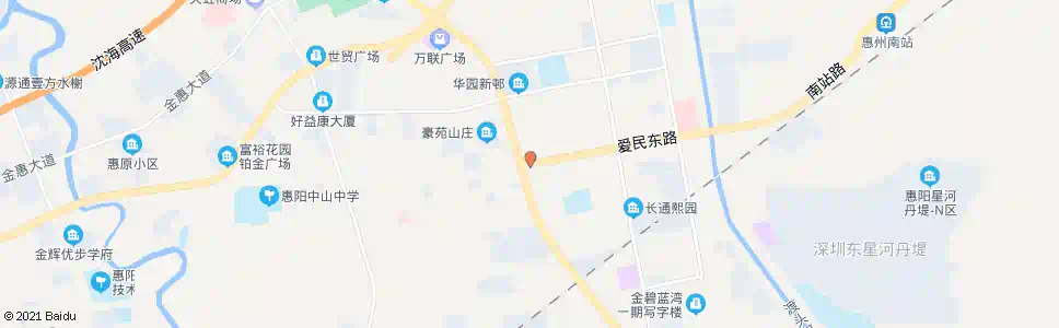 惠州长富酒楼_公交站地图_惠州公交_妙搜公交查询2025