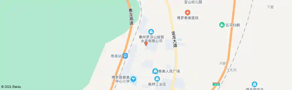 惠州泰美花园_公交站地图_惠州公交_妙搜公交查询2025