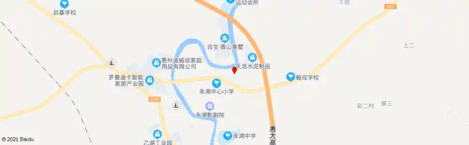惠州彩塘村_公交站地图_惠州公交_妙搜公交查询2025