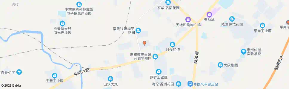 惠州风华丽都_公交站地图_惠州公交_妙搜公交查询2025