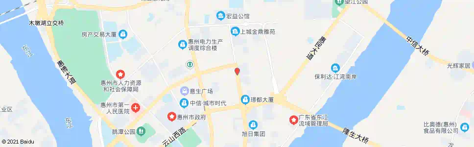 惠州新湖公园_公交站地图_惠州公交_妙搜公交查询2025