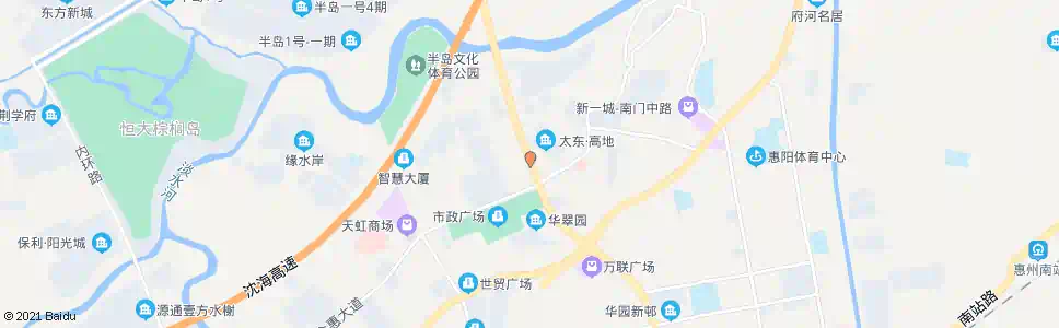 惠州淡水第一城_公交站地图_惠州公交_妙搜公交查询2025