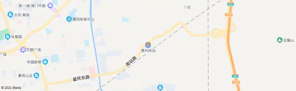 惠州人民路口_公交站地图_惠州公交_妙搜公交查询2025