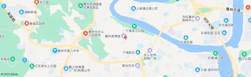 惠州滨江公园_公交站地图_惠州公交_妙搜公交查询2025