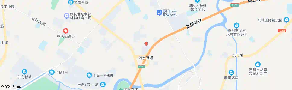 惠州朝晖油站_公交站地图_惠州公交_妙搜公交查询2025