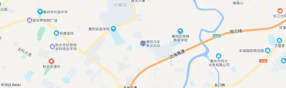 惠州惠阳汽车客运站_公交站地图_惠州公交_妙搜公交查询2025