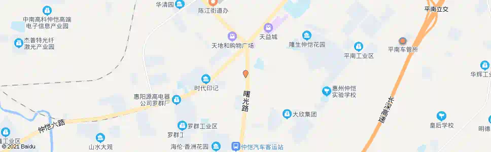 惠州陈江商业街_公交站地图_惠州公交_妙搜公交查询2025