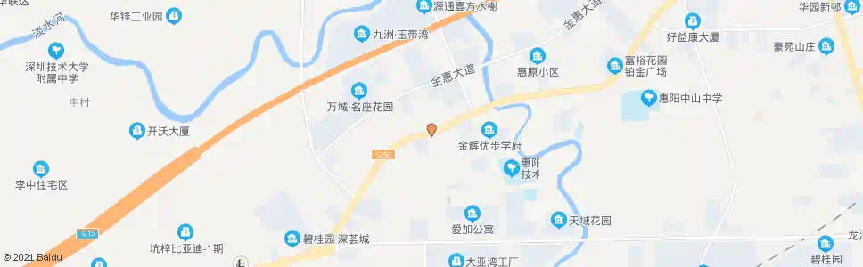 惠州白云坑路口_公交站地图_惠州公交_妙搜公交查询2025