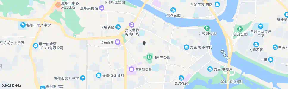 惠州河南岸街道办_公交站地图_惠州公交_妙搜公交查询2025