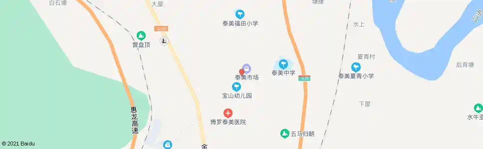 惠州泰美地税所_公交站地图_惠州公交_妙搜公交查询2025