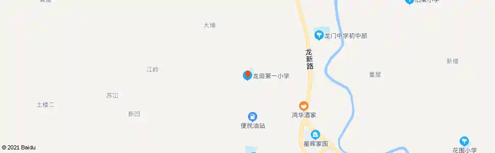 惠州龙田小学_公交站地图_惠州公交_妙搜公交查询2025