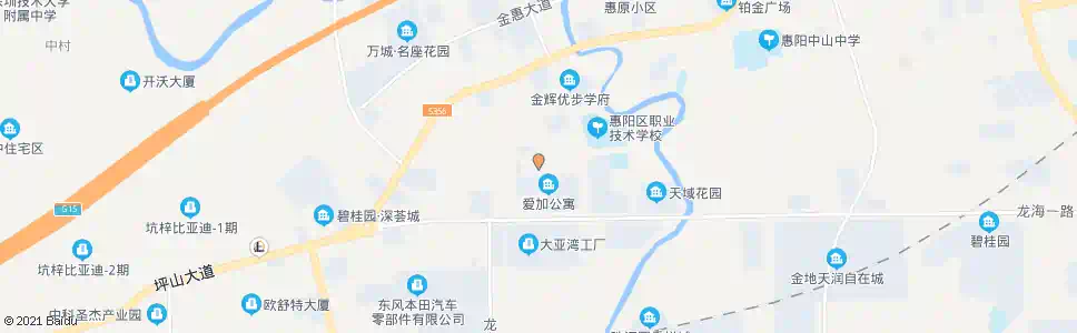 惠州东王实验学校_公交站地图_惠州公交_妙搜公交查询2025