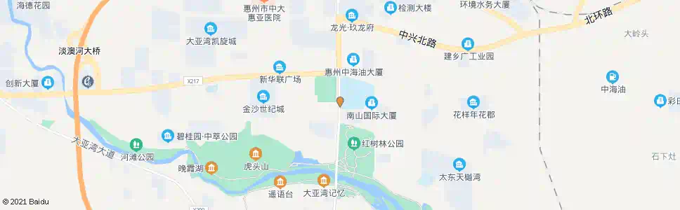 惠州大亚湾管委会侧门_公交站地图_惠州公交_妙搜公交查询2025