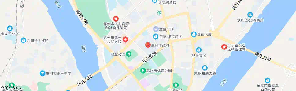 惠州市政府_公交站地图_惠州公交_妙搜公交查询2025