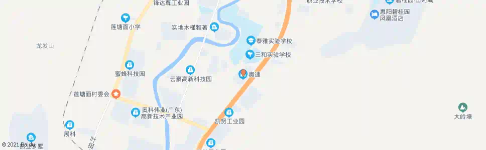 惠州奥速运动器材厂_公交站地图_惠州公交_妙搜公交查询2025