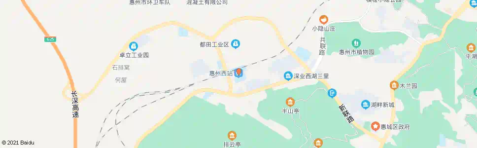 惠州平湖广场西_公交站地图_惠州公交_妙搜公交查询2025