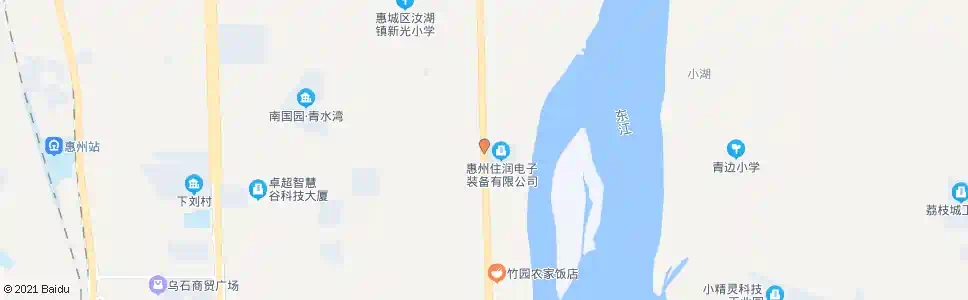 惠州汝湖住润厂_公交站地图_惠州公交_妙搜公交查询2025