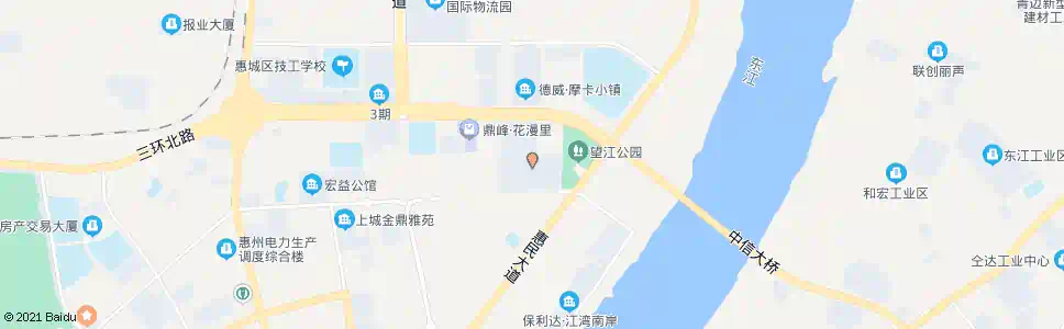 惠州鼎峰国汇山(中信大桥北)_公交站地图_惠州公交_妙搜公交查询2025