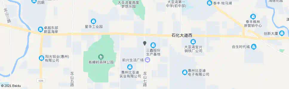 惠州比亚迪北门路口_公交站地图_惠州公交_妙搜公交查询2025