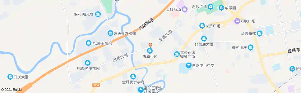 惠州惠原公司_公交站地图_惠州公交_妙搜公交查询2025