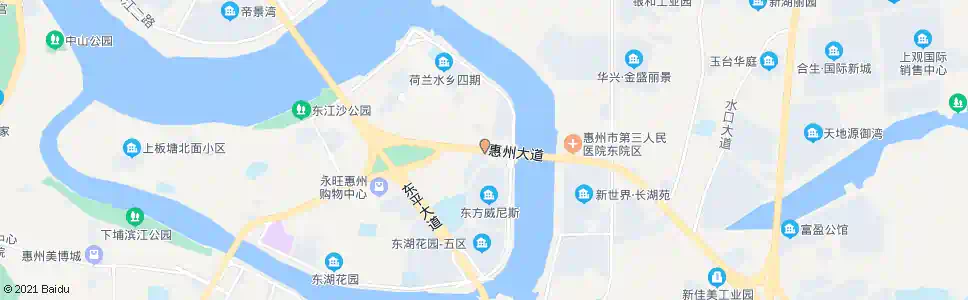 惠州赛格假日广场(新开河桥)_公交站地图_惠州公交_妙搜公交查询2025