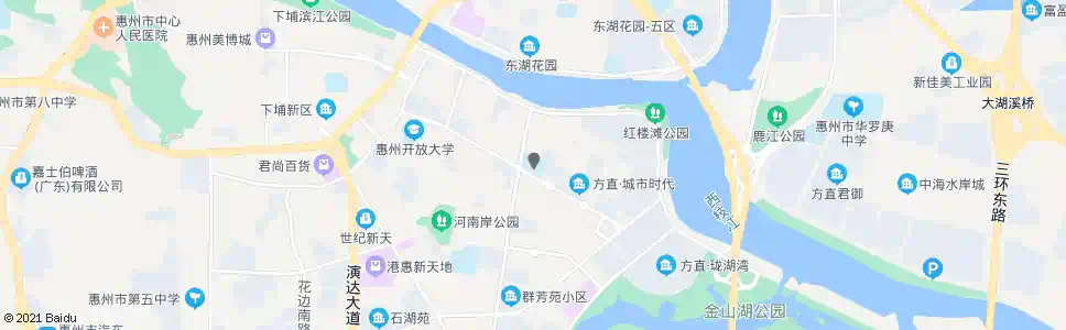 惠州河南岸中心小学_公交站地图_惠州公交_妙搜公交查询2025