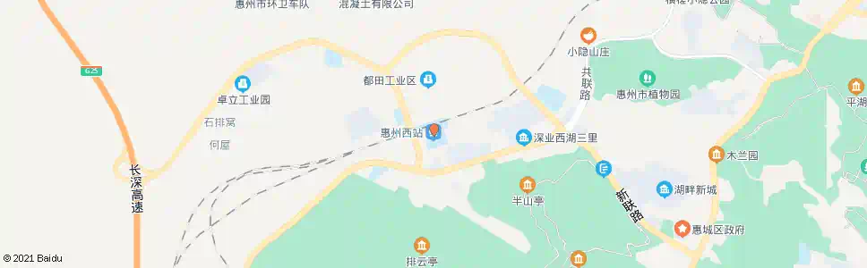 惠州承修路口西_公交站地图_惠州公交_妙搜公交查询2025