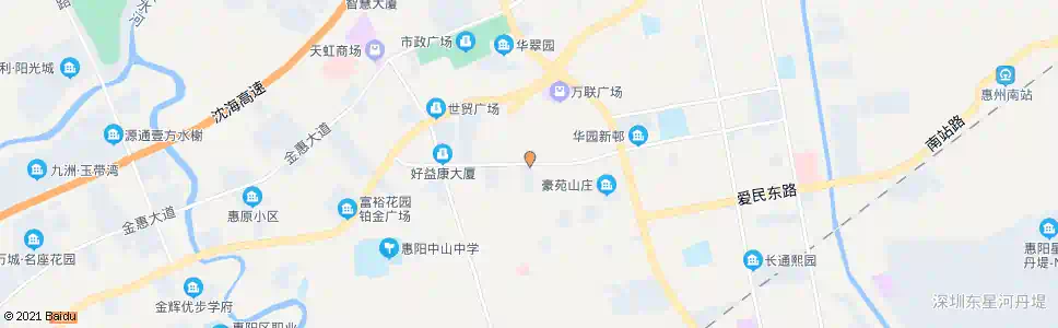 惠州富丽达花园_公交站地图_惠州公交_妙搜公交查询2025