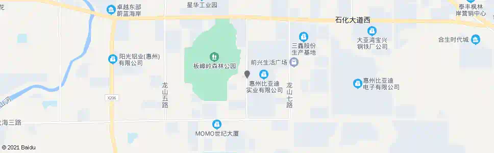 惠州伴山园_公交站地图_惠州公交_妙搜公交查询2025
