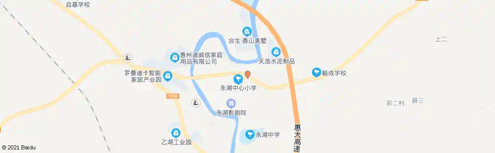 惠州永湖路口_公交站地图_惠州公交_妙搜公交查询2025