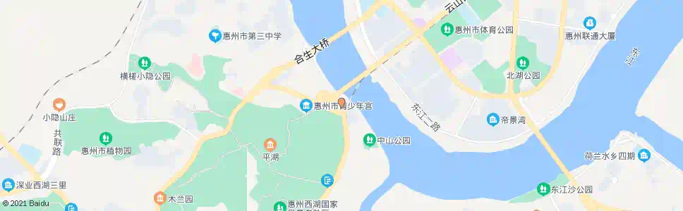 惠州朝京门_公交站地图_惠州公交_妙搜公交查询2025